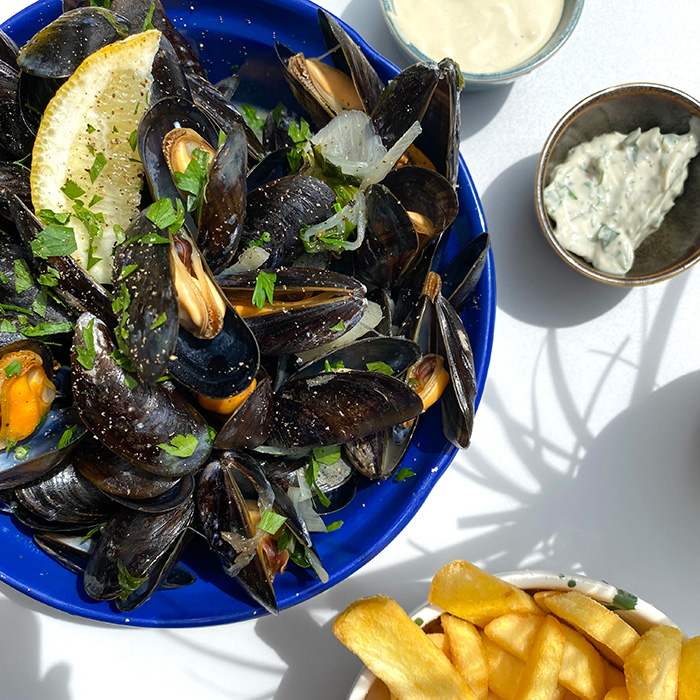 Seafood bord uit de Seafood Bar