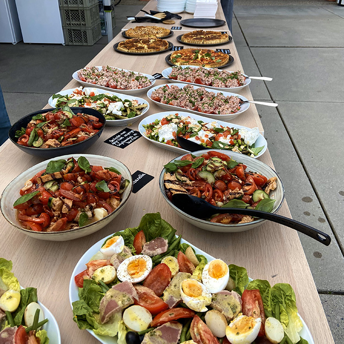 Verfijnd seafood bord